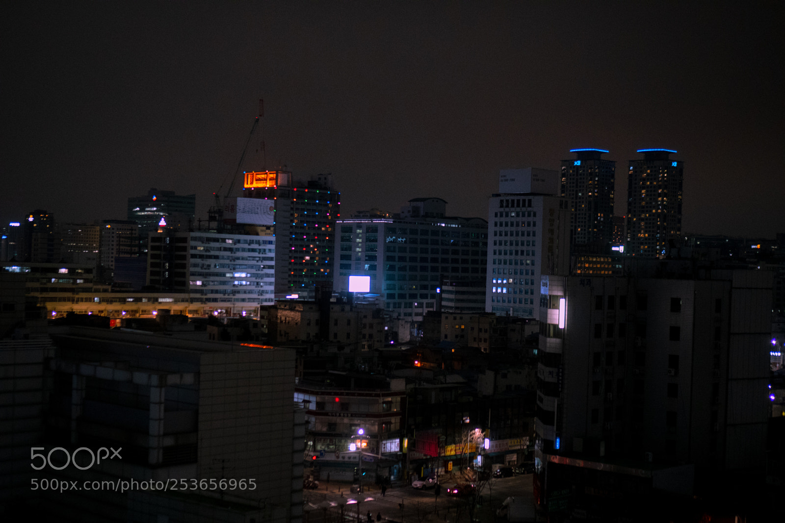 Sony a6300 sample photo. Seoul nights photography