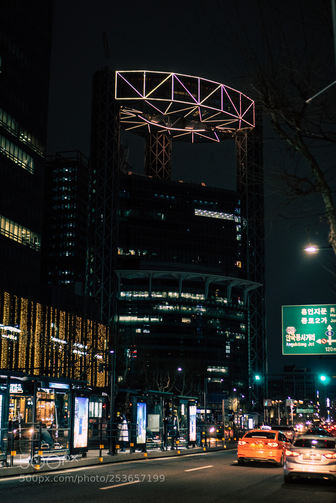 Sony a6300 sample photo. Skyscraper roof photography