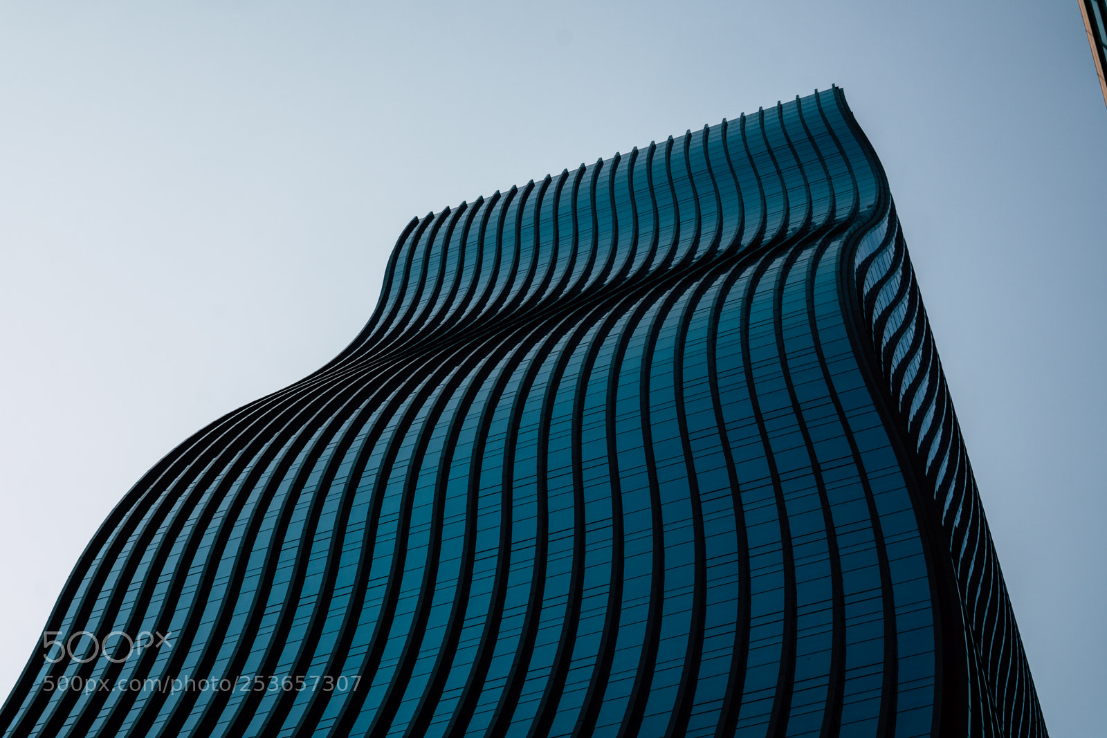 Sony a6300 sample photo. Wavy building photography