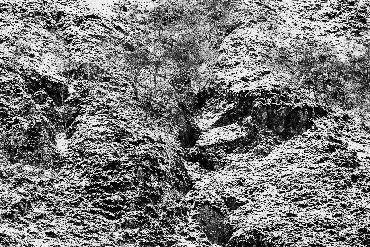 Fujifilm X-Pro2 sample photo. Abstract with snow photography