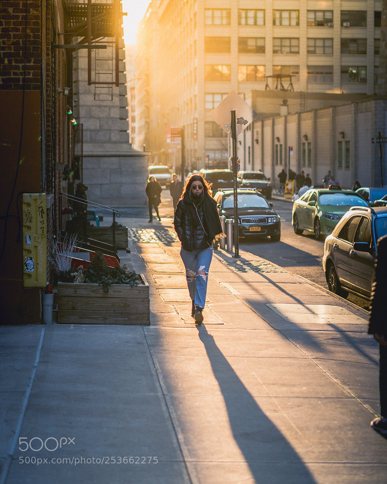 Sony a7 II sample photo. Sunset girl photography