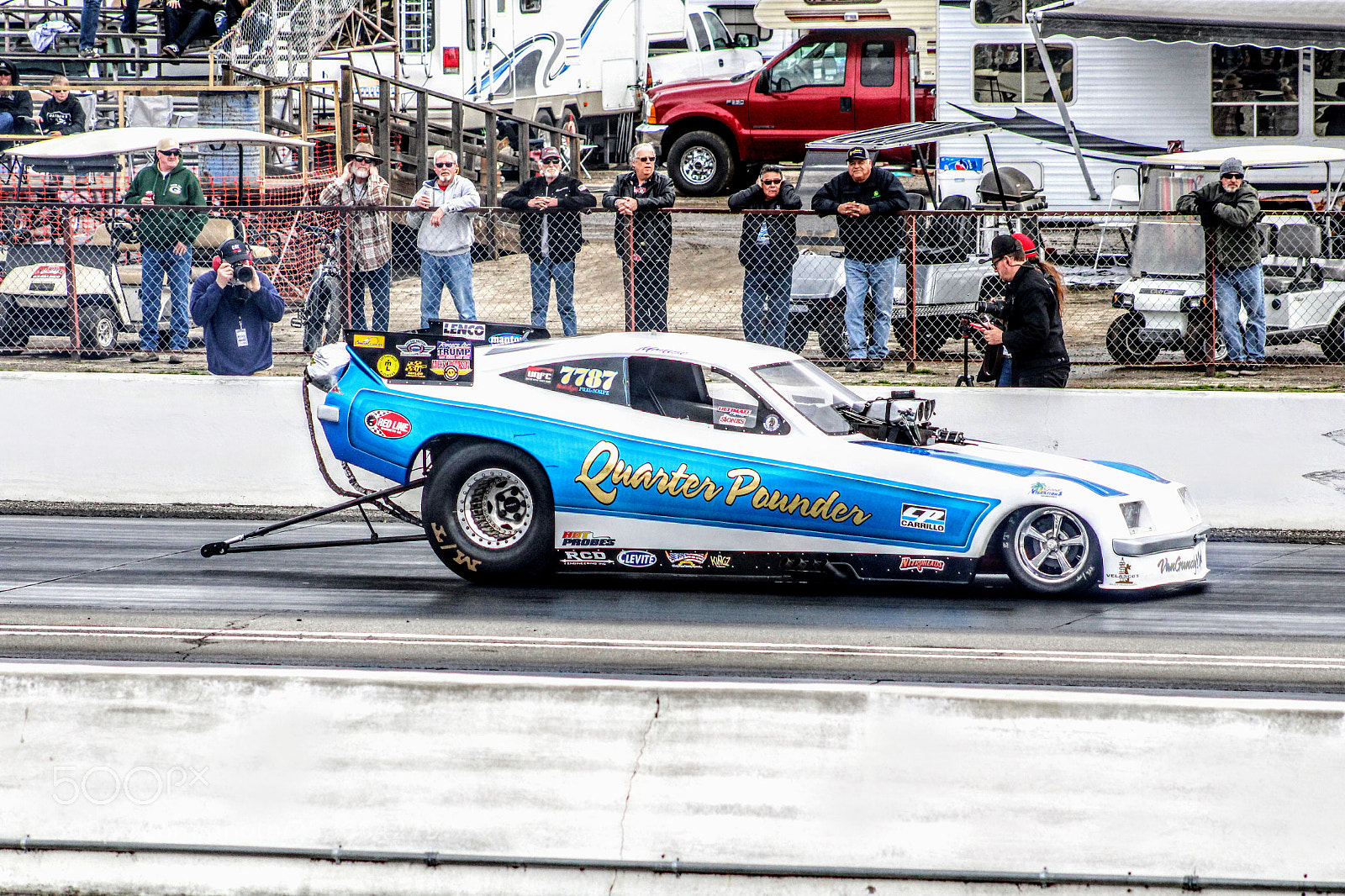 Canon EF 75-300mm f/4-5.6 sample photo. Quarter pounder funny car photography