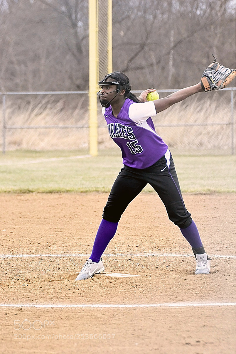 Nikon D500 sample photo. Softball photography