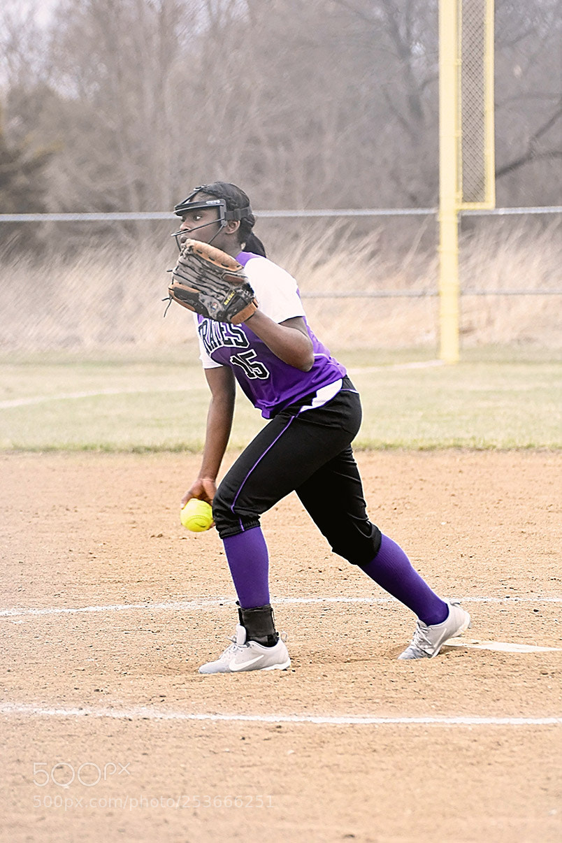 Nikon D500 sample photo. Softball photography
