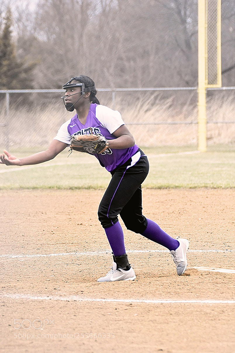Nikon D500 sample photo. Softball photography