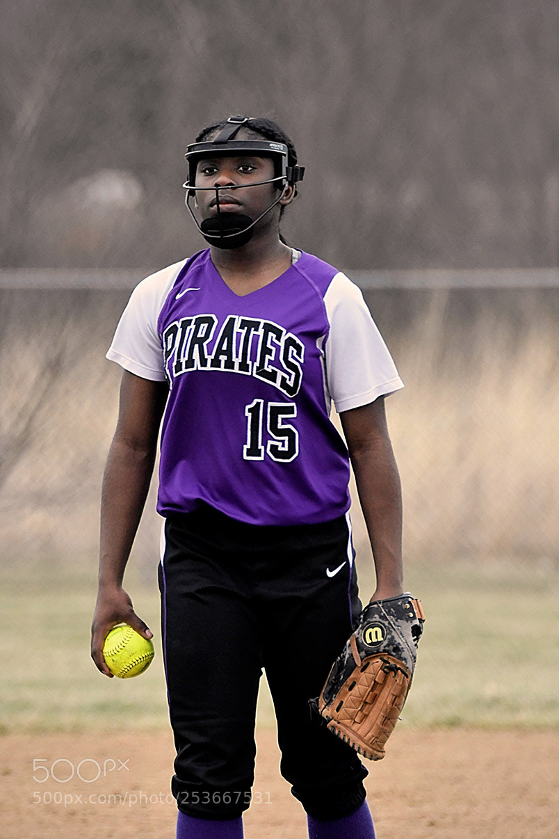 Nikon D500 sample photo. Softball photography
