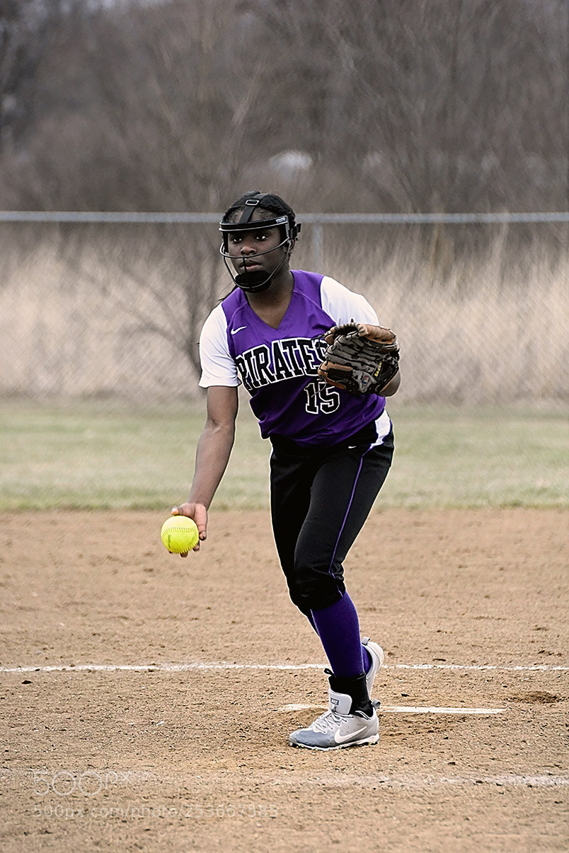 Nikon D500 sample photo. Softball photography