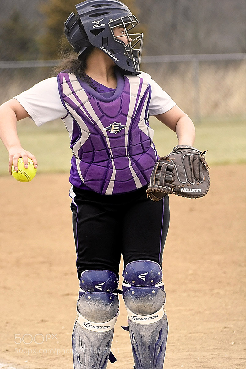 Nikon D500 sample photo. Softball photography