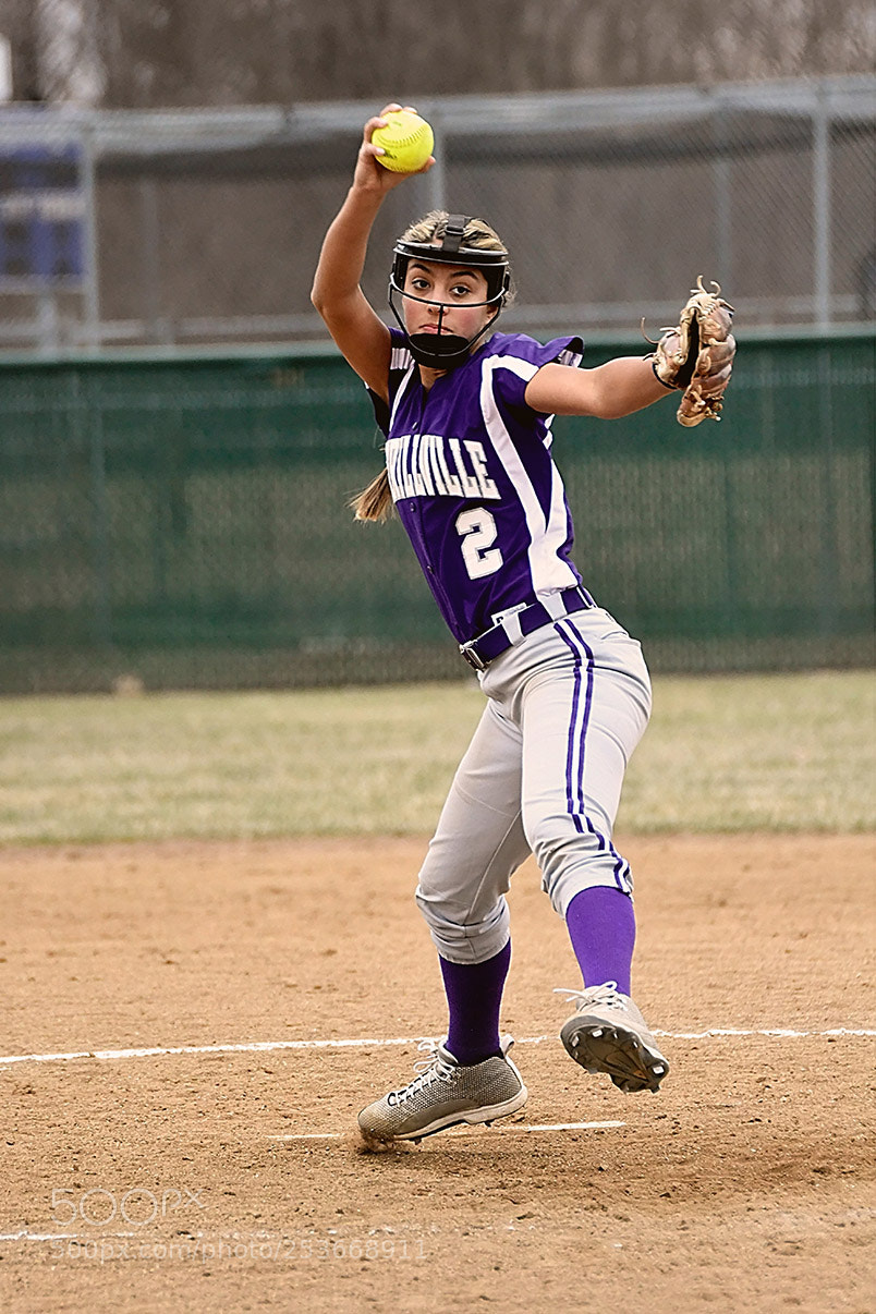 Nikon D500 sample photo. Softball photography