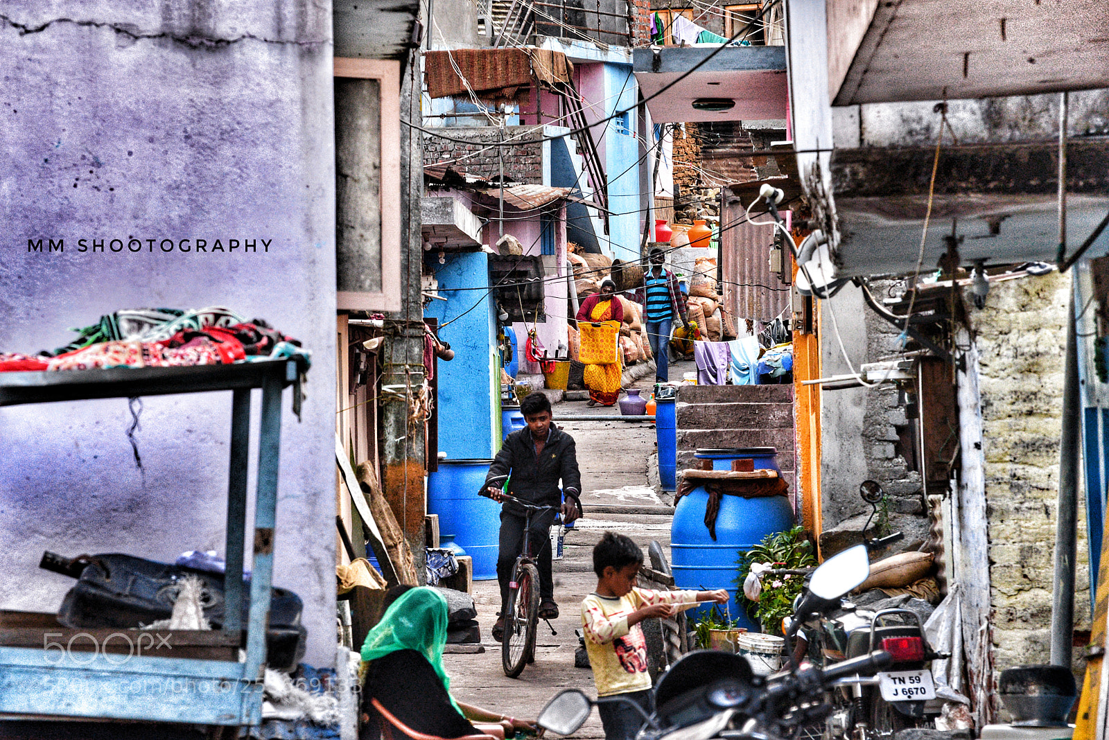 Nikon D610 sample photo. Chennai streets are colourful photography