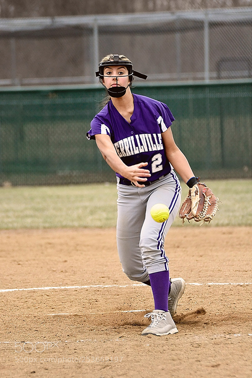 Nikon D500 sample photo. Softball photography