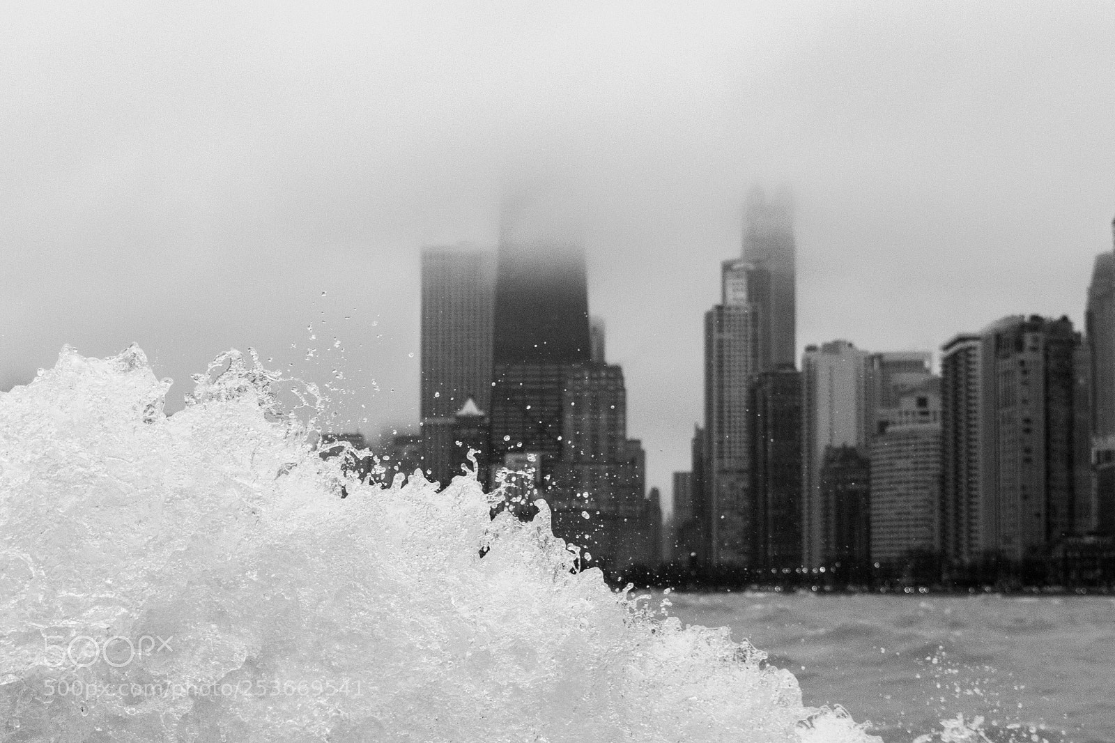 Canon EOS 70D sample photo. Harsh weather in chicago  photography
