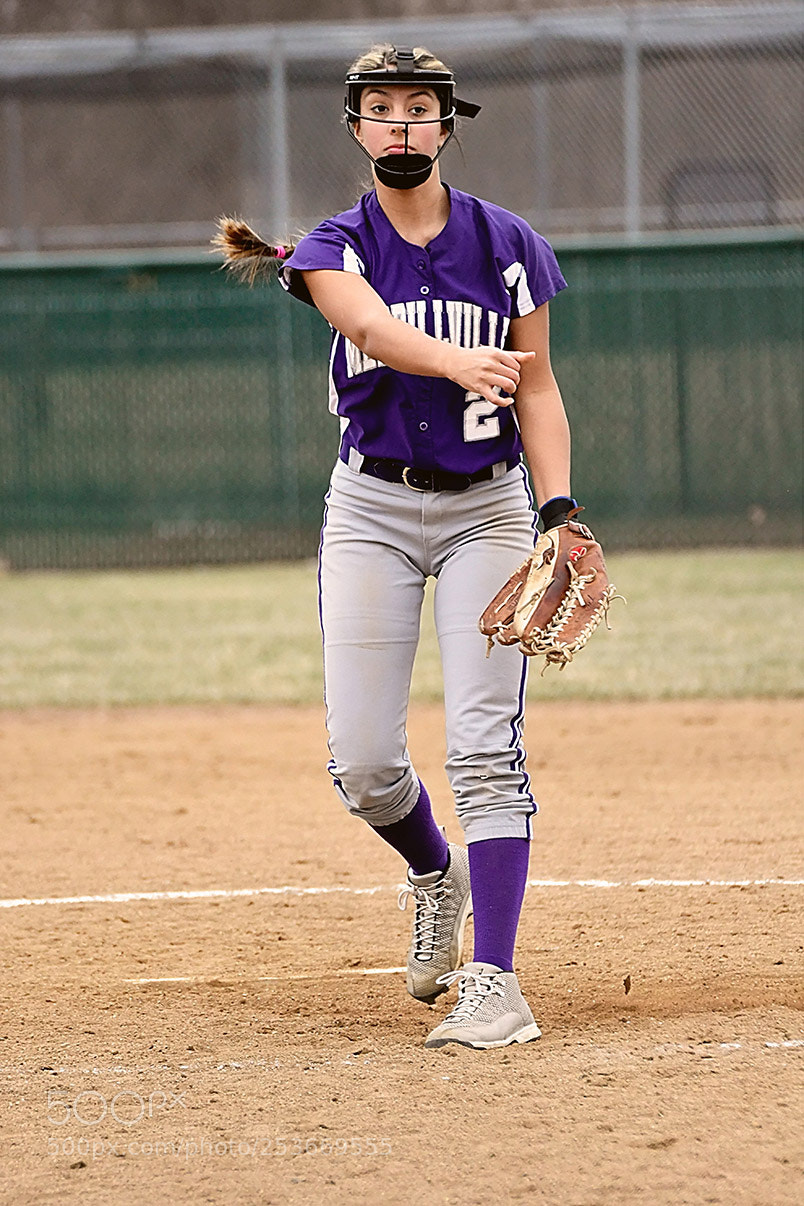Nikon D500 sample photo. Softball photography