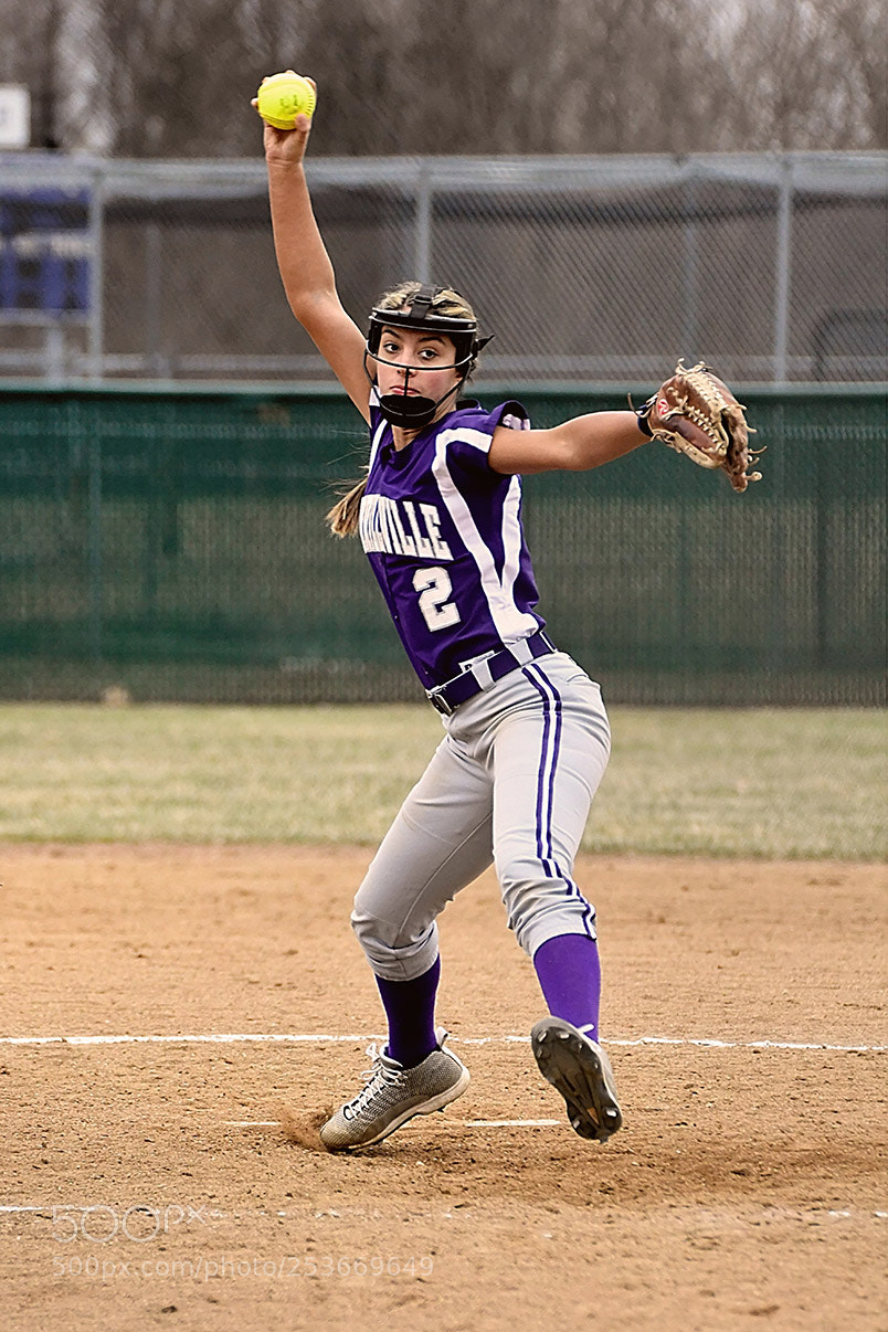 Nikon D500 sample photo. Softball photography