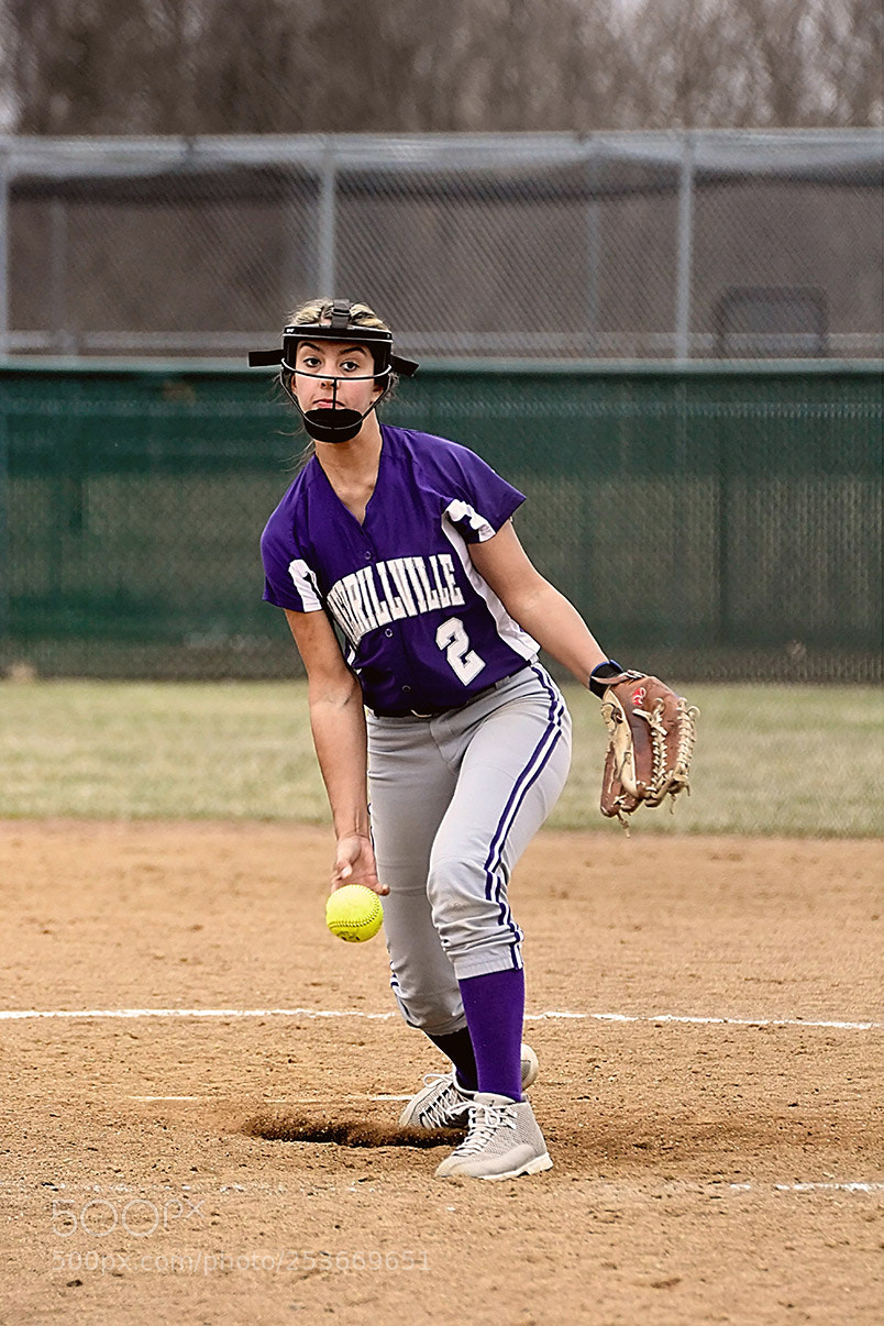 Nikon D500 sample photo. Softball photography
