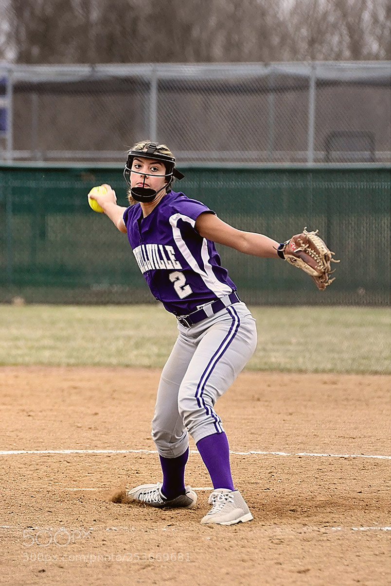Nikon D500 sample photo. Softball photography