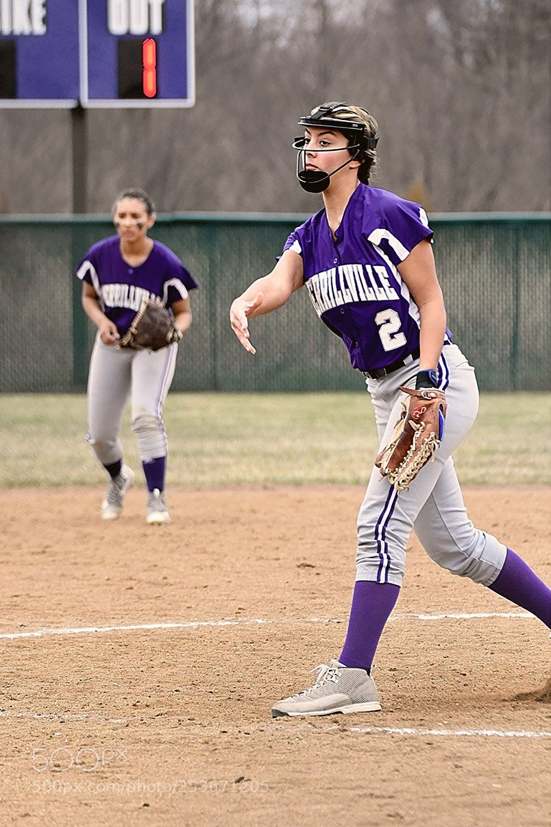 Nikon D500 sample photo. Softball photography