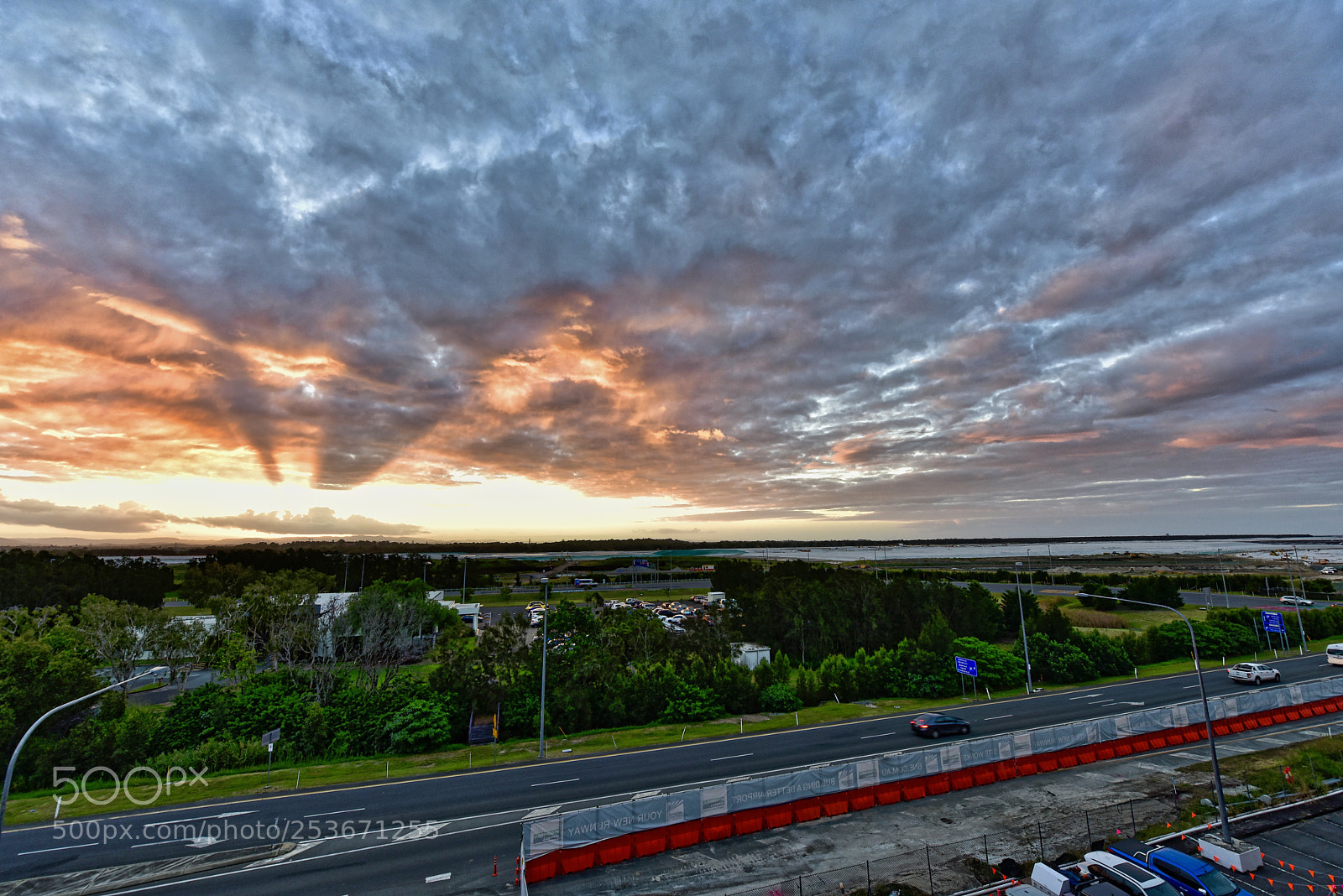 Nikon D810 sample photo. View from the airport photography