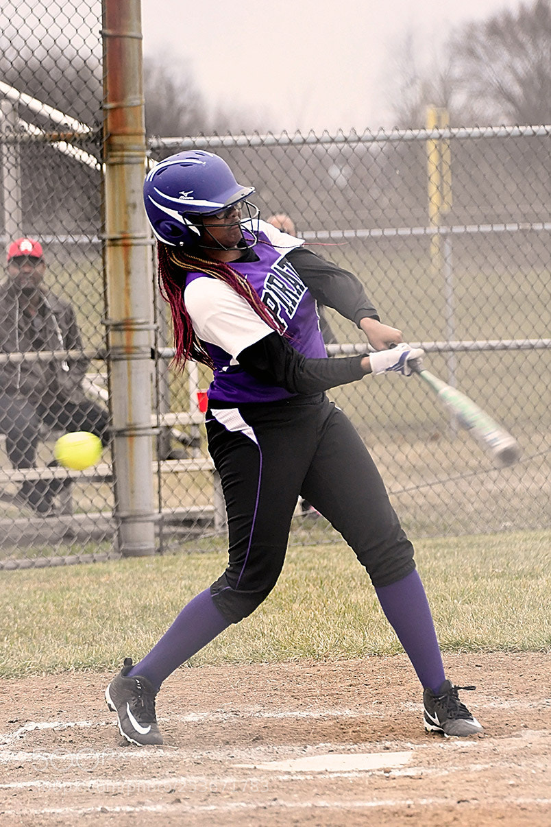 Nikon D500 sample photo. Softball photography