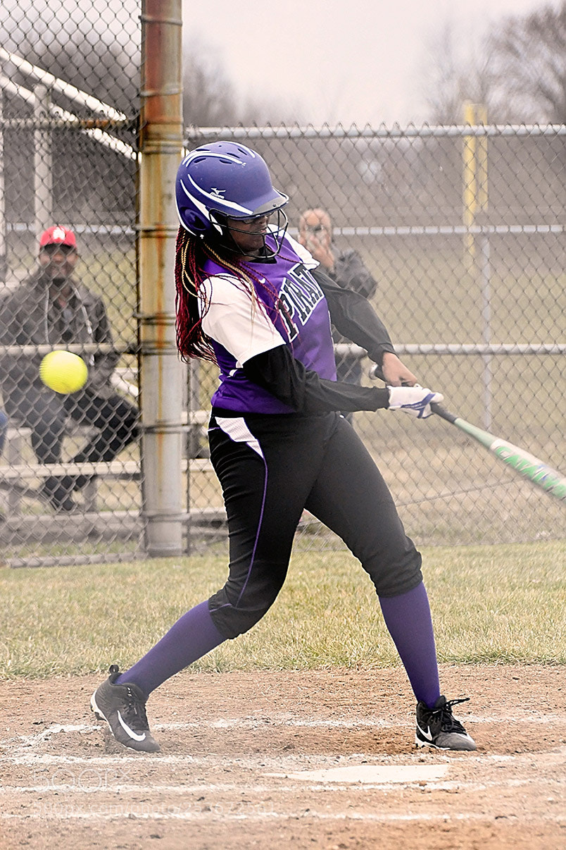 Nikon D500 sample photo. Softball photography