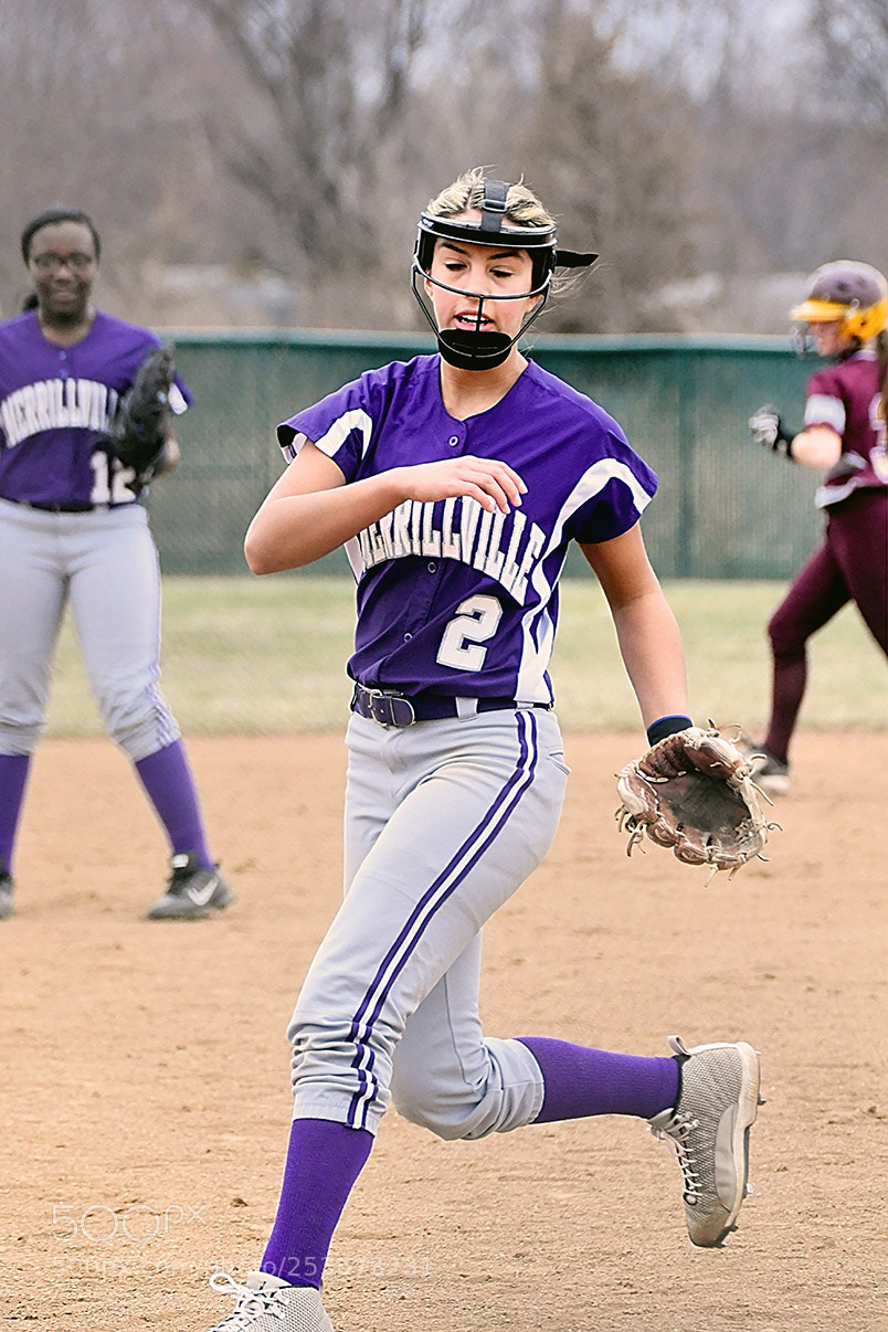 Nikon D500 sample photo. Softball photography