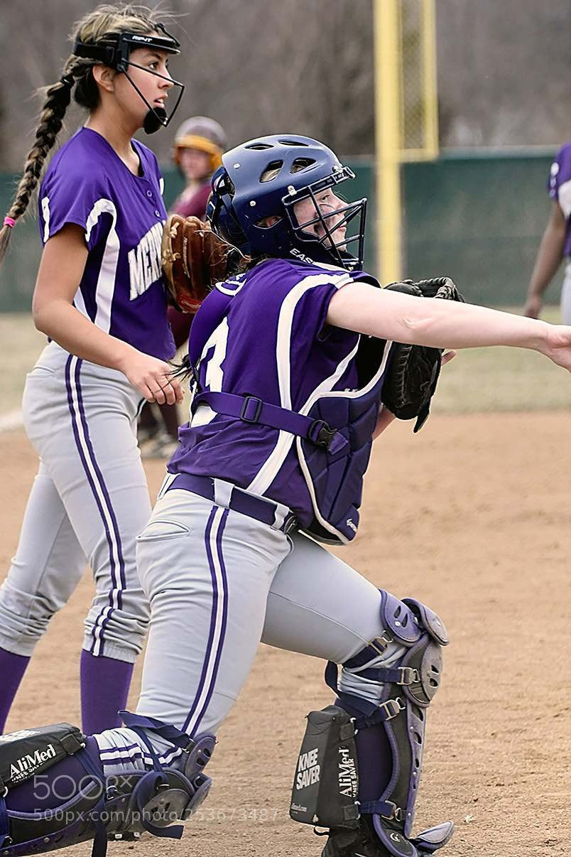 Nikon D500 sample photo. Softball photography
