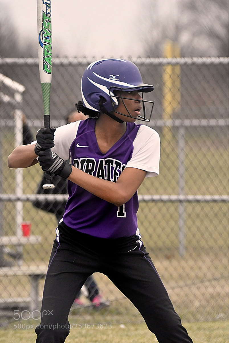 Nikon D500 sample photo. Softball photography