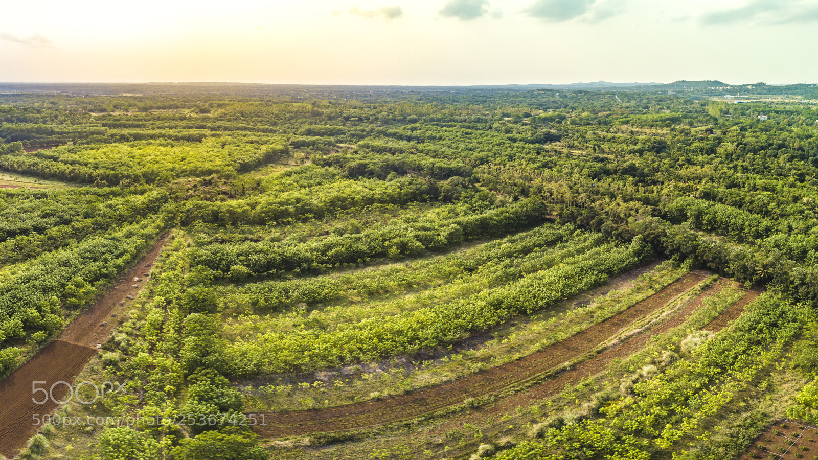 DJI FC220 sample photo. Luojingpan crater in haikou photography