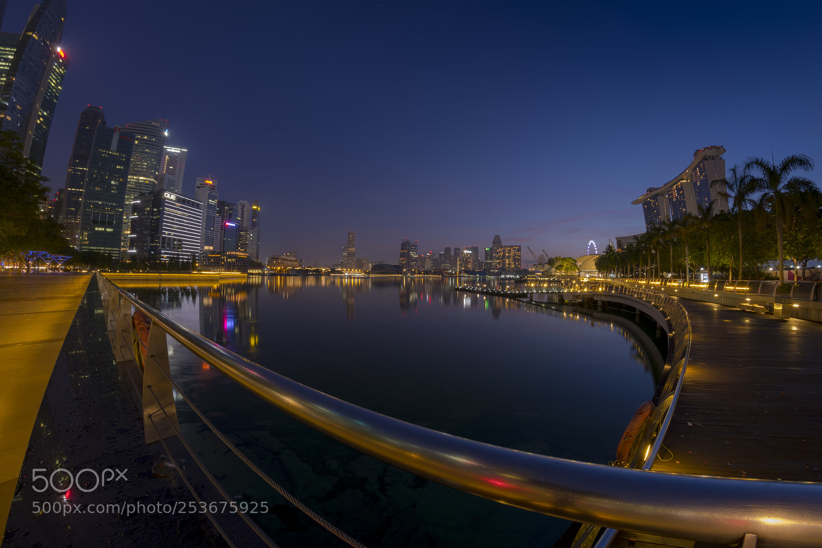 Nikon D850 sample photo. Marina bay photography