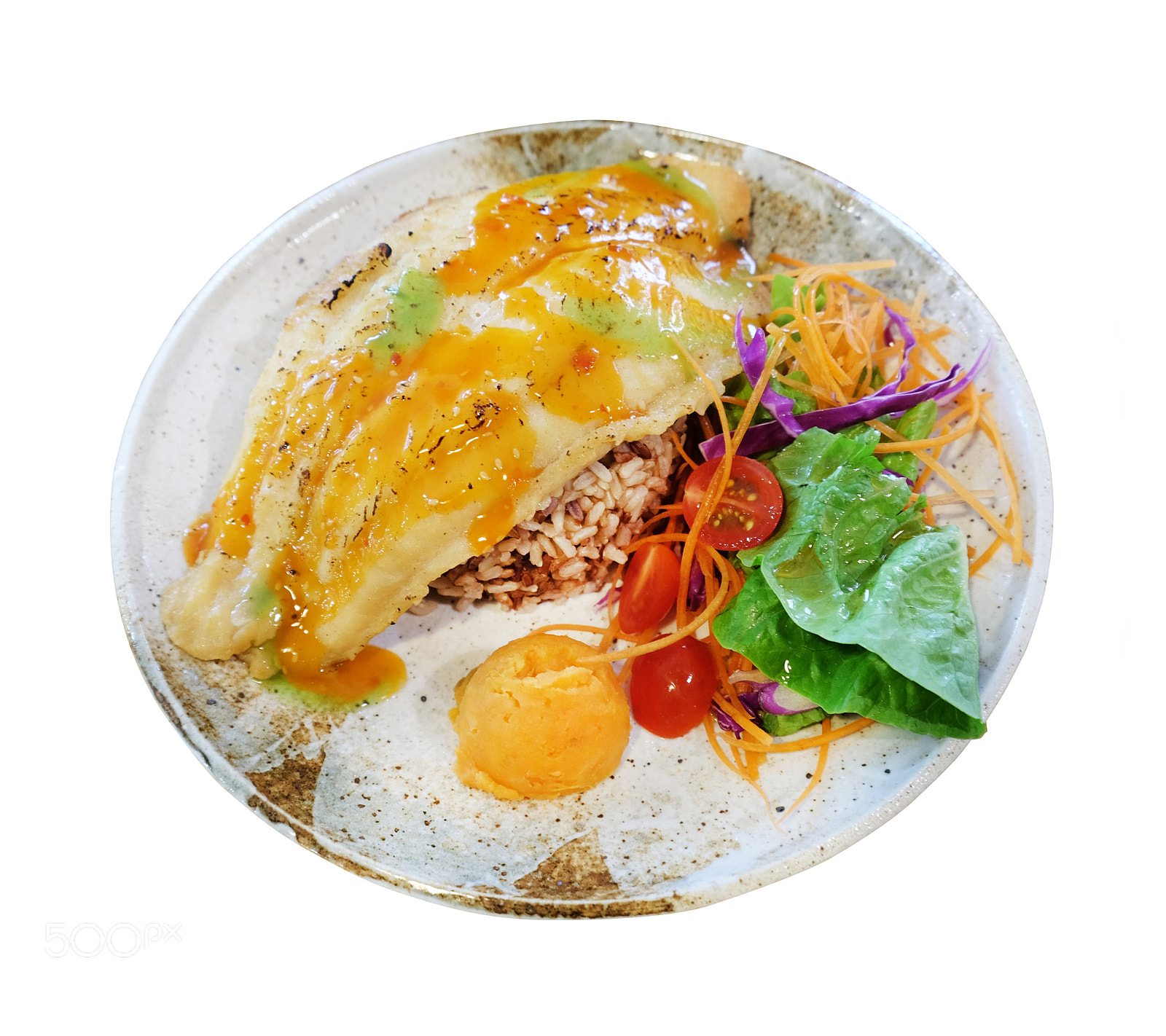 Fujifilm X-T1 sample photo. Grilled fish bento photography