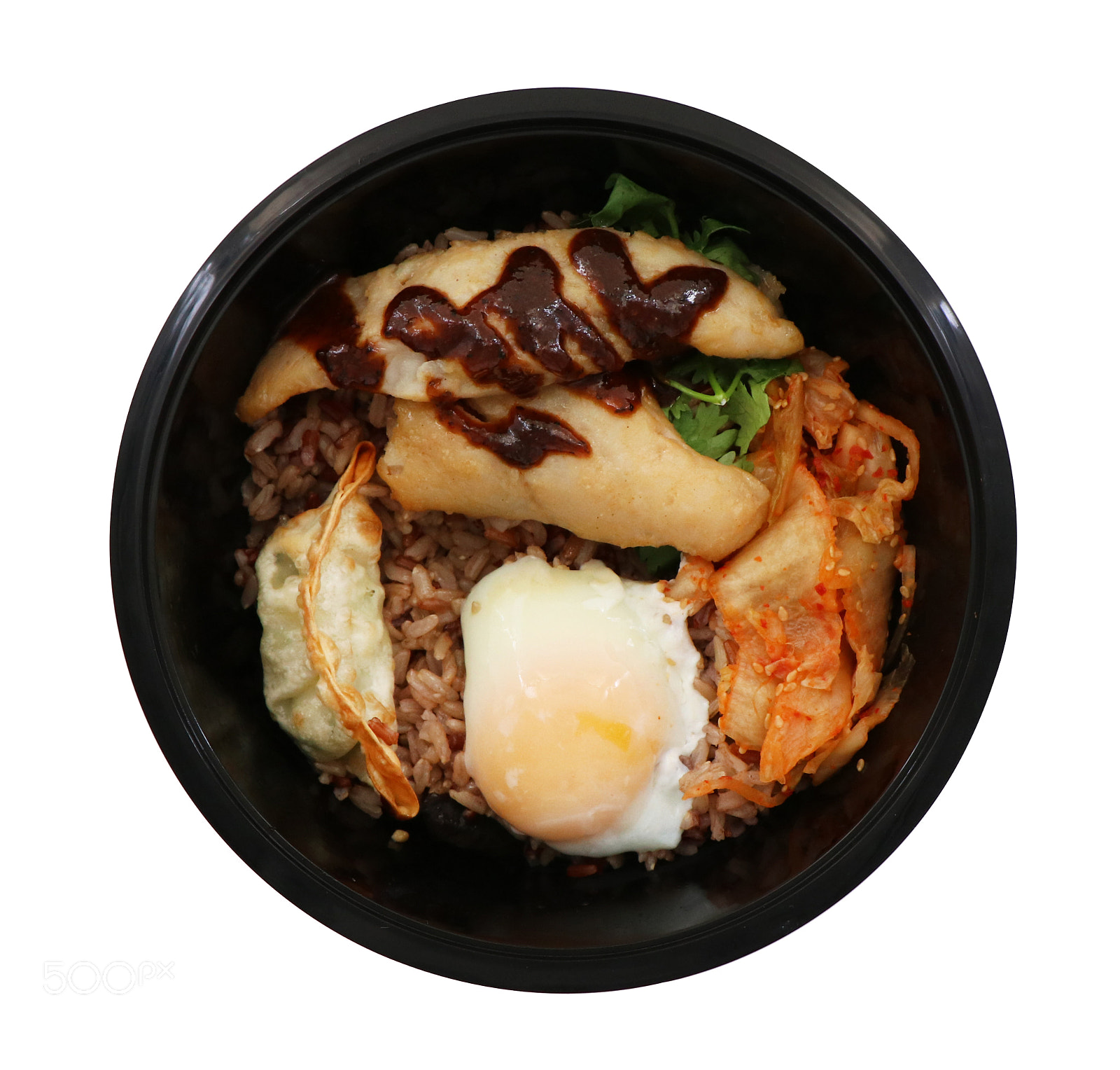 Canon EOS 80D sample photo. Brown rice and chicken photography