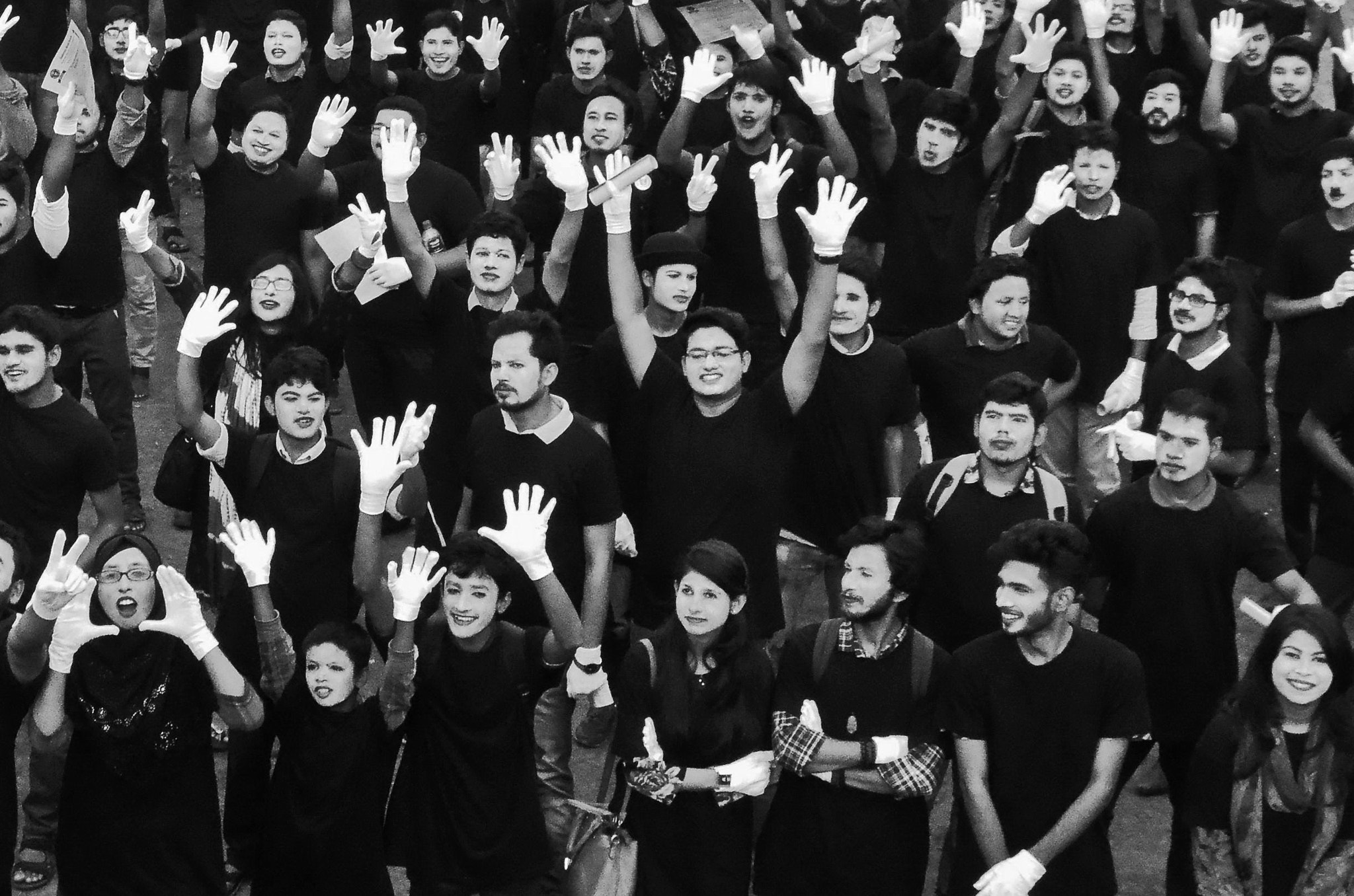Nikon D7000 sample photo. Mime festival 2018 in dhaka , making a world record photography