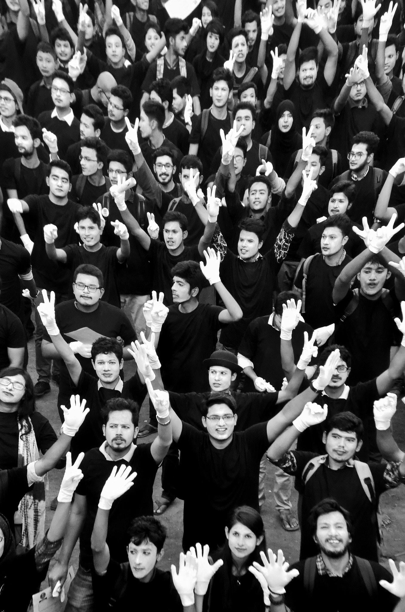 Nikon D7000 sample photo. Mime festival 2018 in dhaka , making a world record photography
