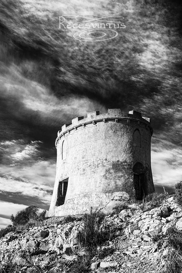 Canon EOS 50D sample photo. Malladeta tower villajoyosa, alicante photography