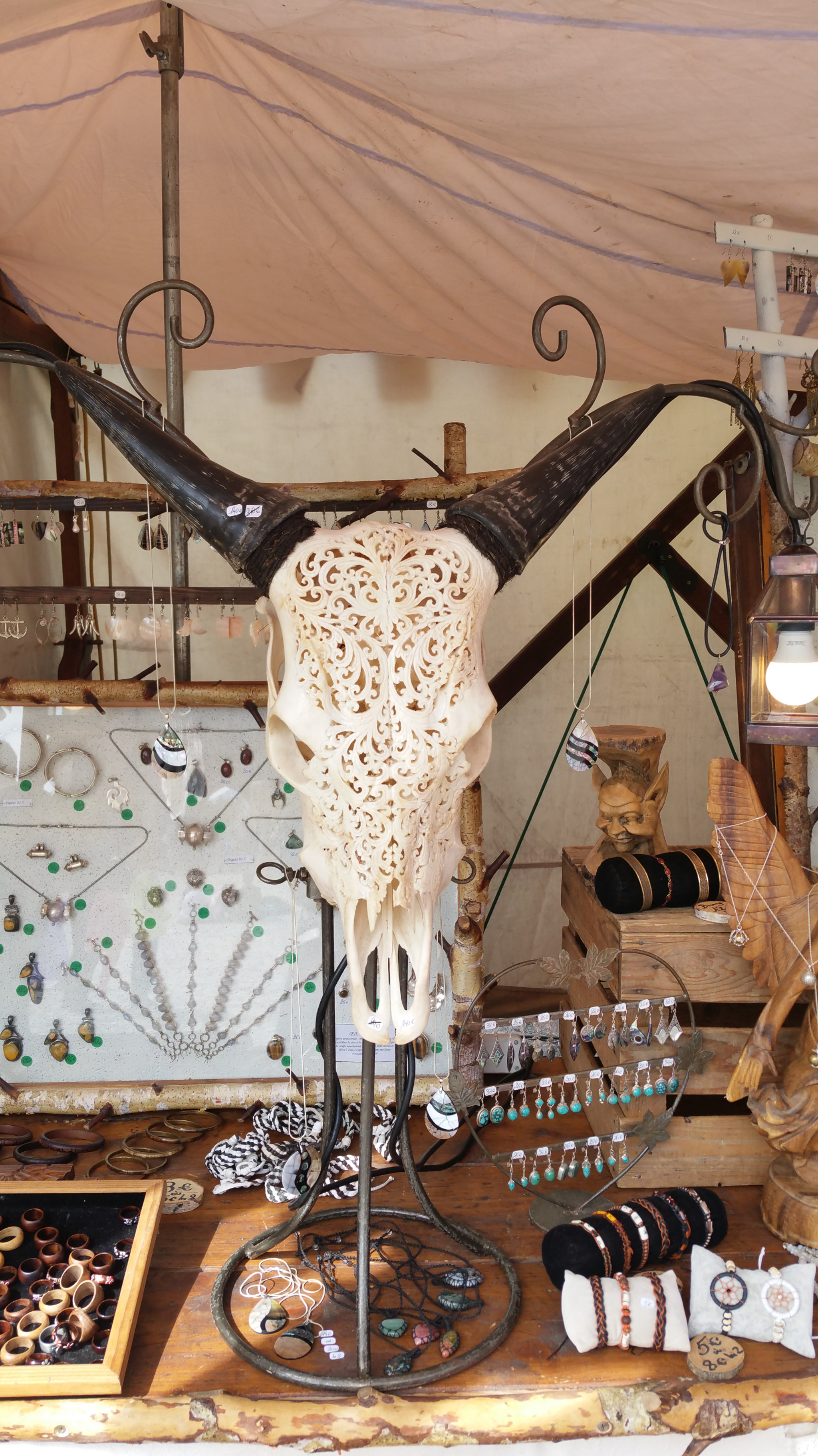 Samsung Galaxy S5 LTE-A sample photo. Cow skull with intricate designs photography