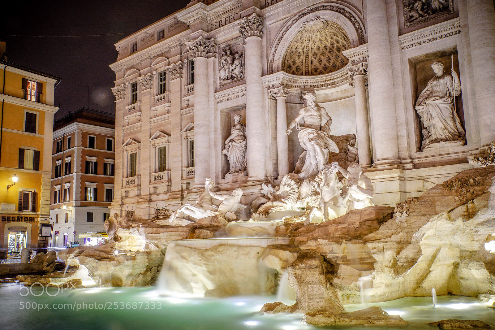Sony a6500 sample photo. Trevi fountain - rome photography