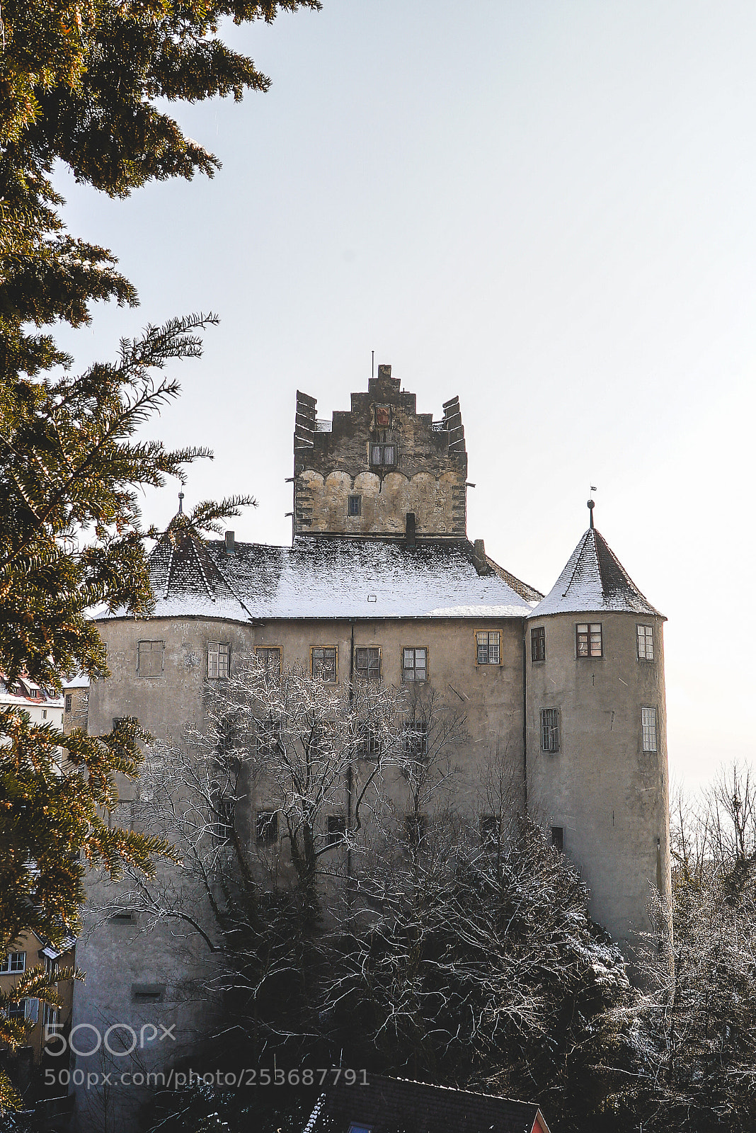 Sony a7S sample photo. Castle at lake constance photography