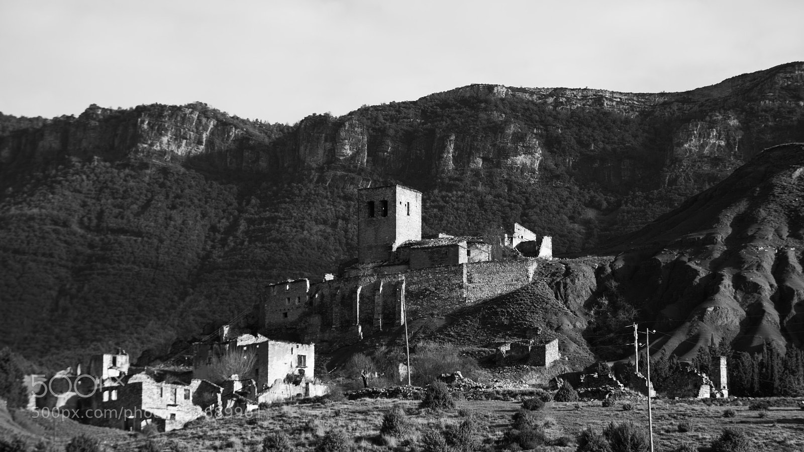 Nikon D810 sample photo. Ghost village photography