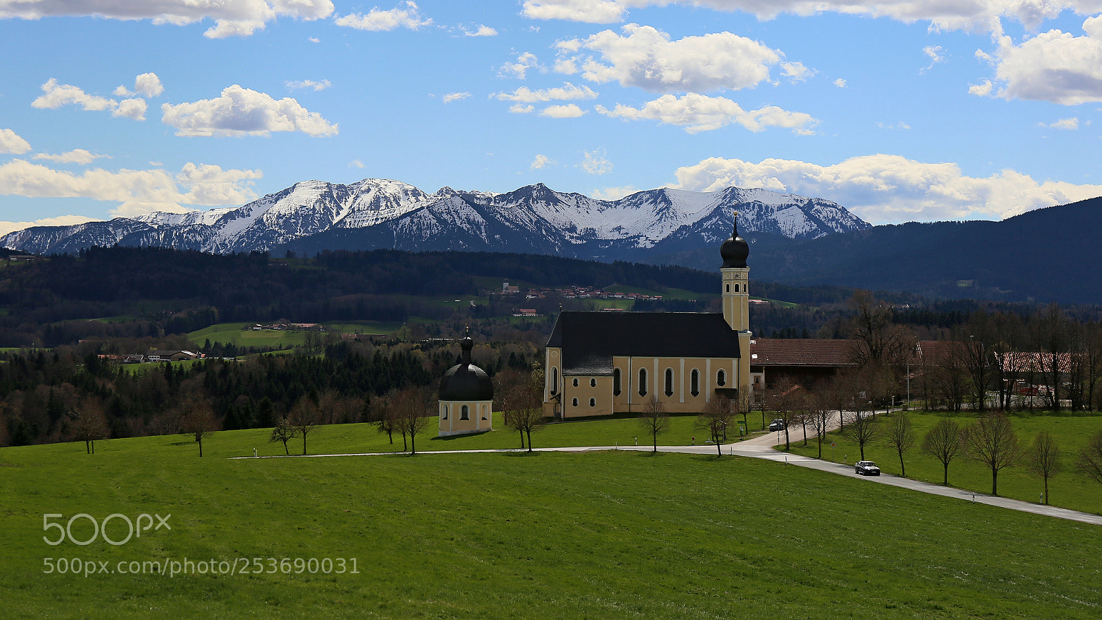 Canon EF 24-70mm F4L IS USM sample photo. Kirche irschenberg - wallfahrtskirche photography