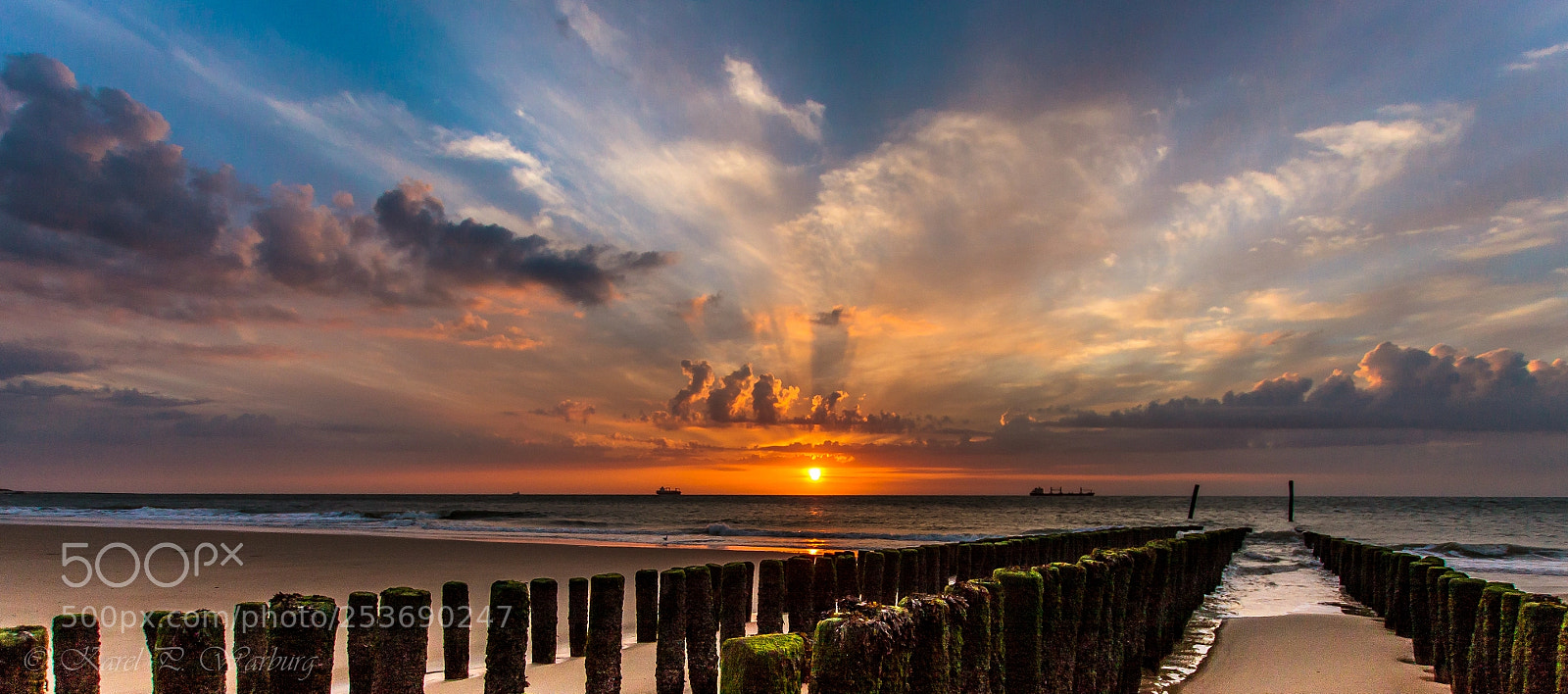 Canon EOS 50D sample photo. Sunset dutch coast. photography