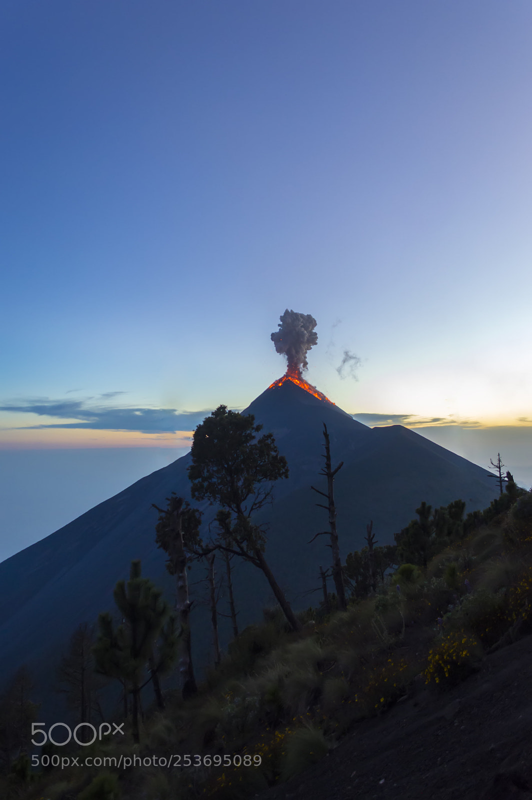 Nikon D3200 sample photo. Fuego volcano photography
