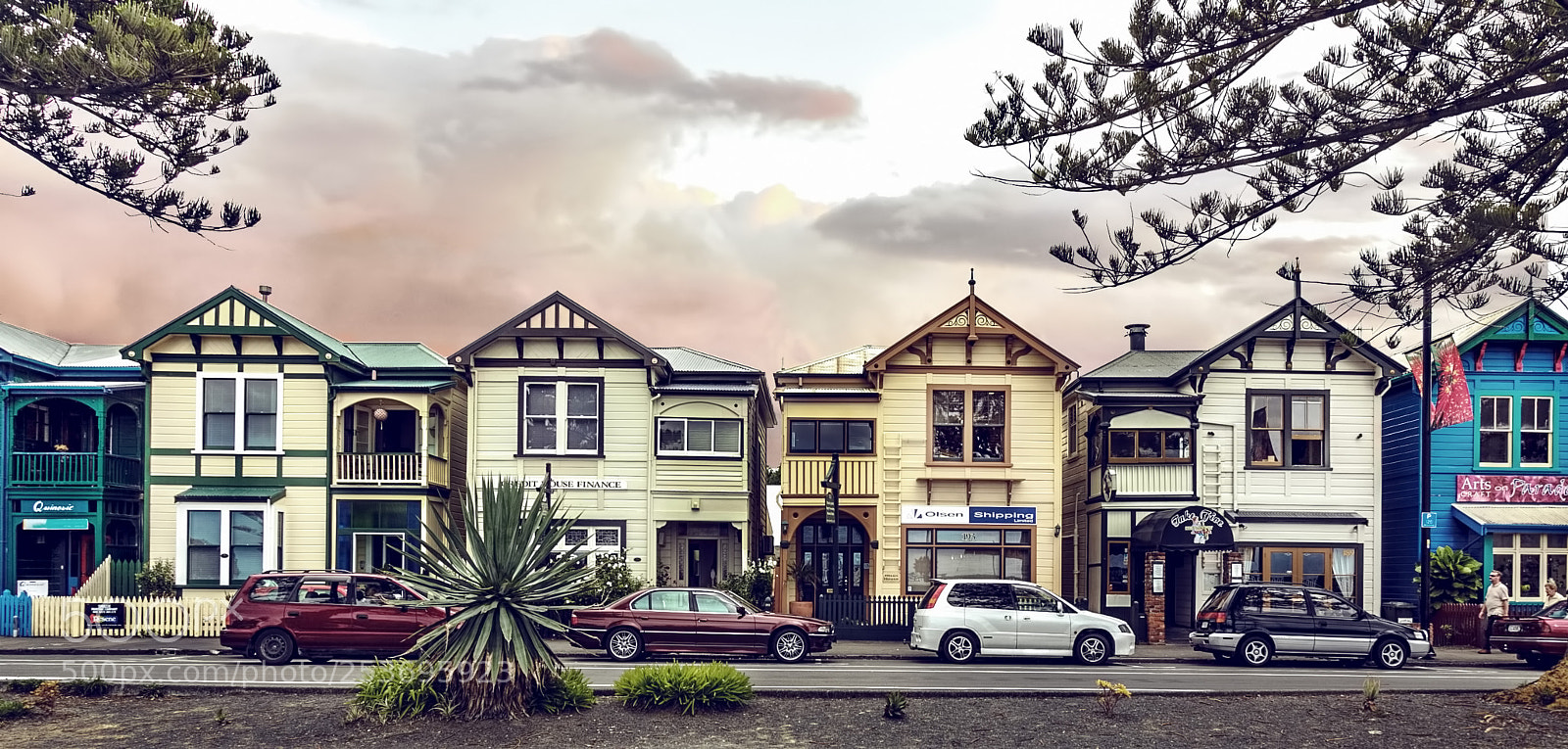 Canon EOS 5D Mark II sample photo. Houses with character photography
