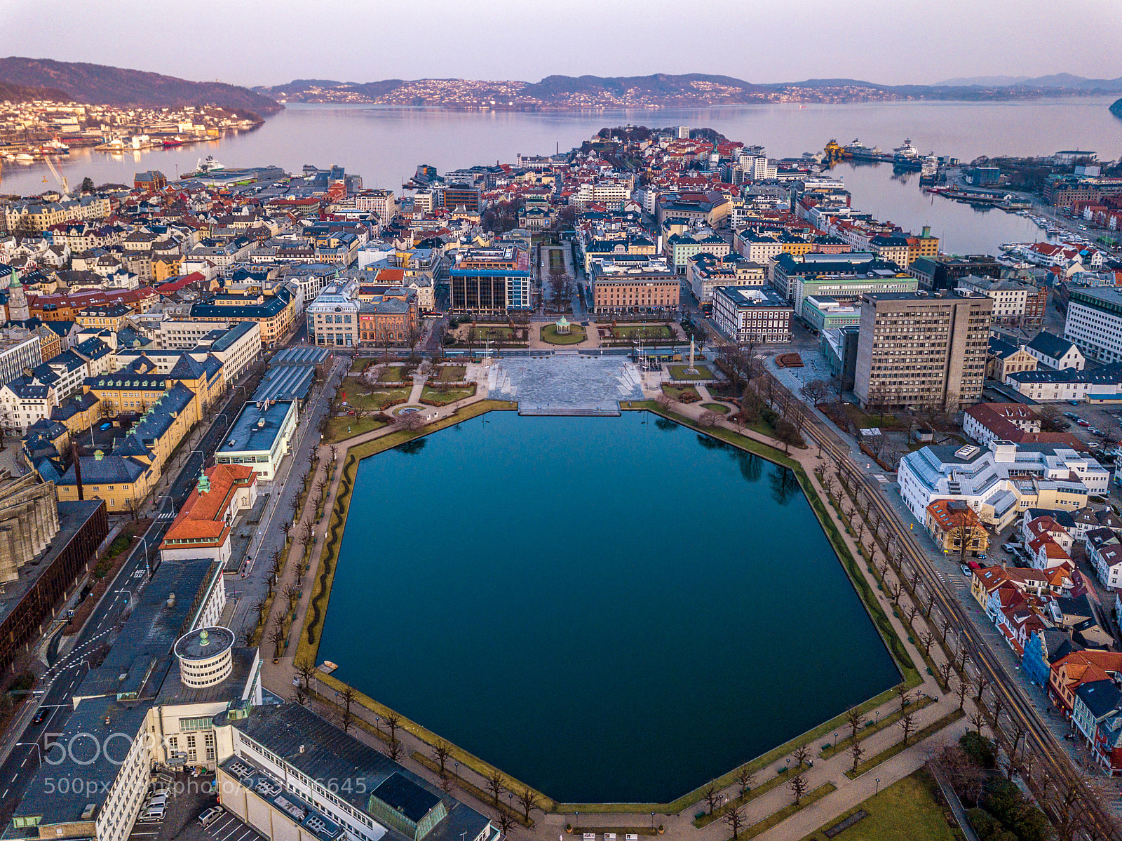 DJI FC220 sample photo. Lille lungeg rdsvannet, bergen photography
