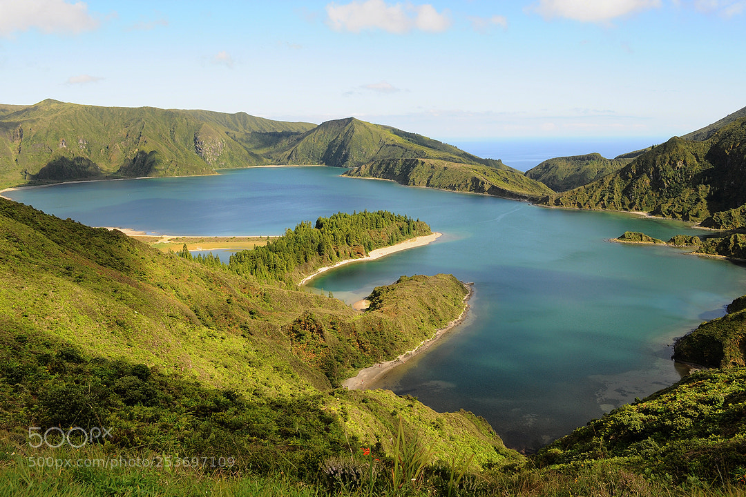 Nikon D5000 sample photo. Lagoa fogo açores photography
