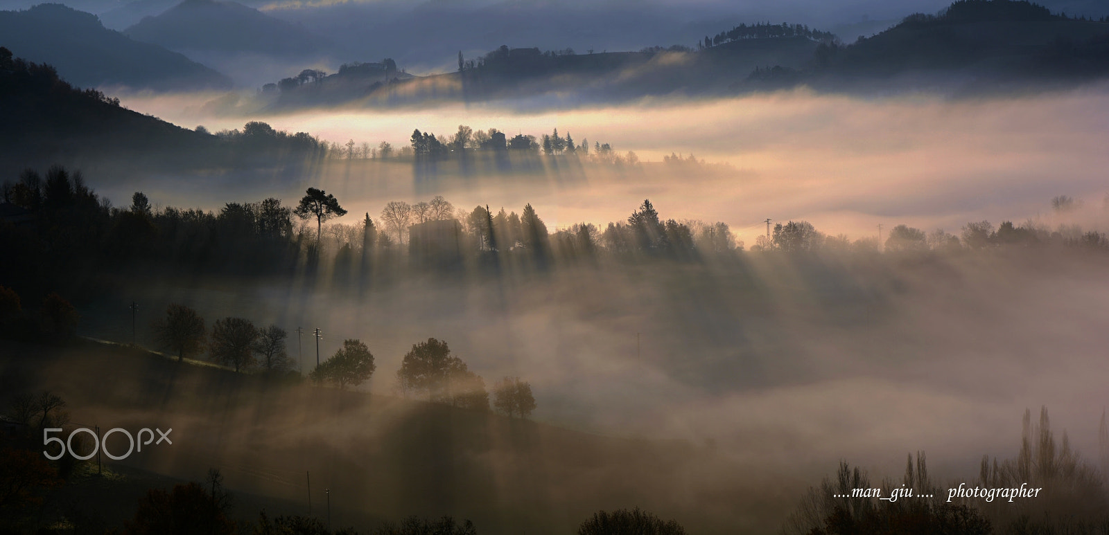 Nikon D7100 sample photo. First light in the mist photography