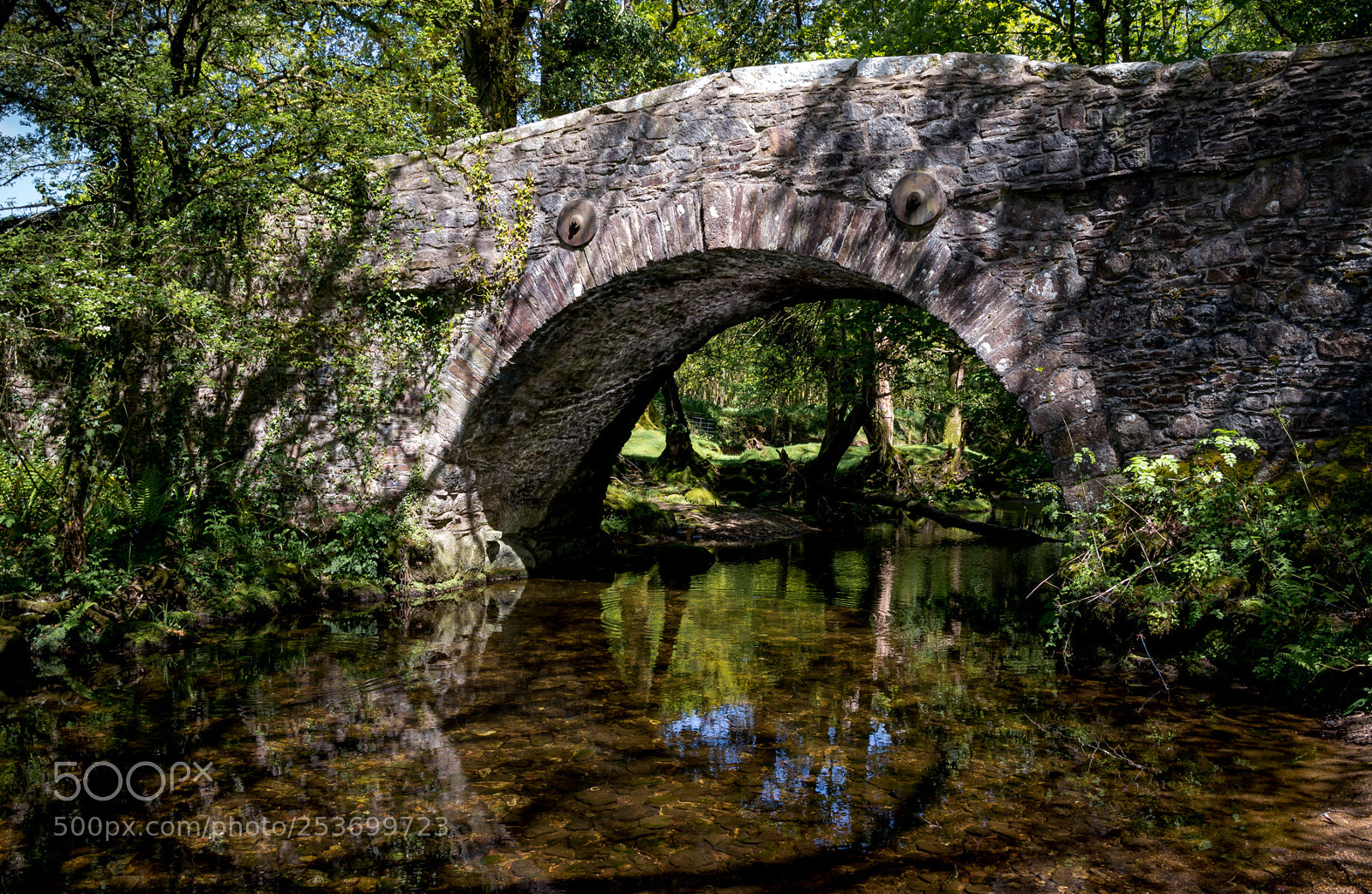 Nikon D610 sample photo. Stone bridge on dartmoor photography