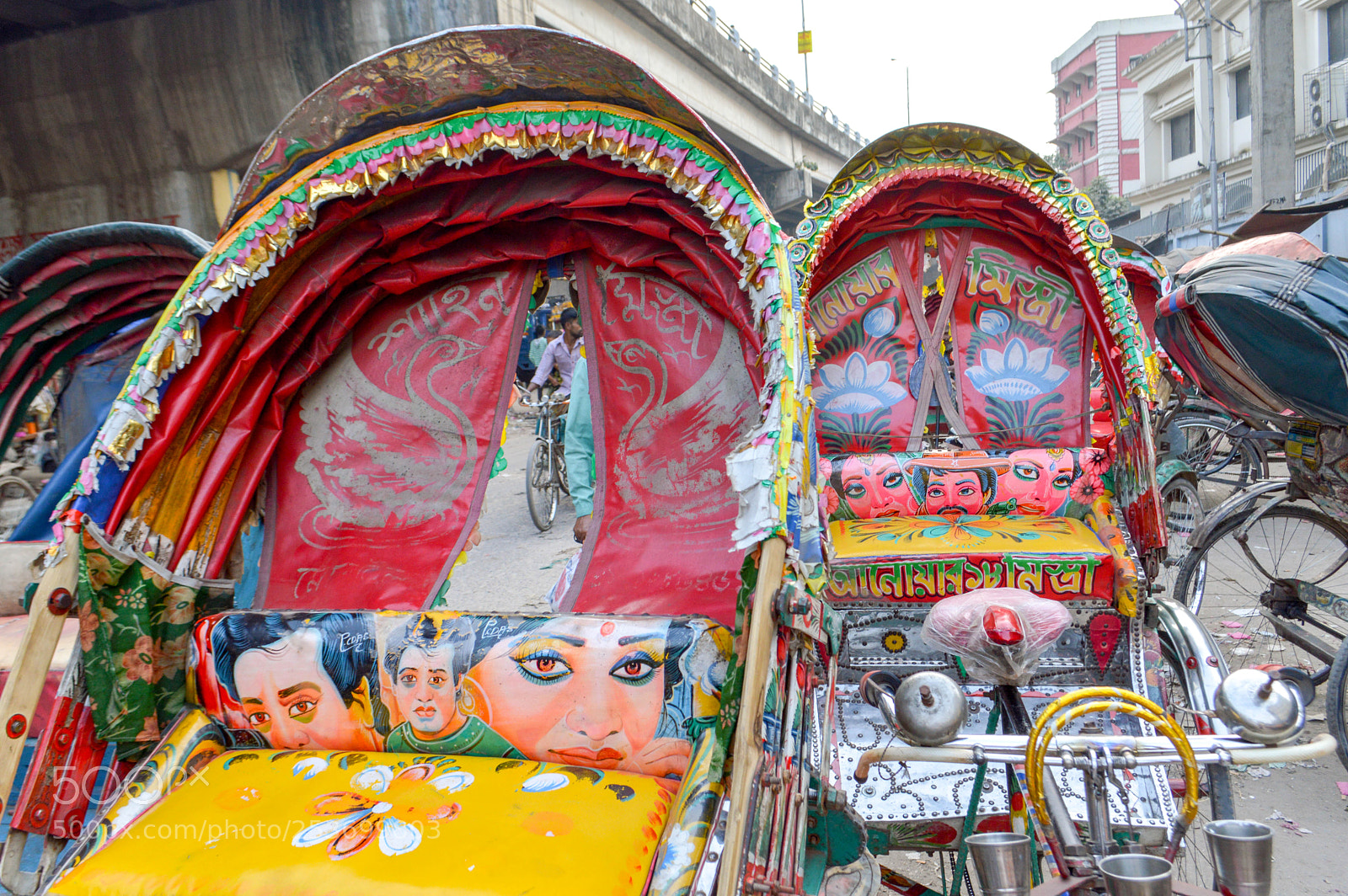 Nikon D3200 sample photo. Rickshaws photography