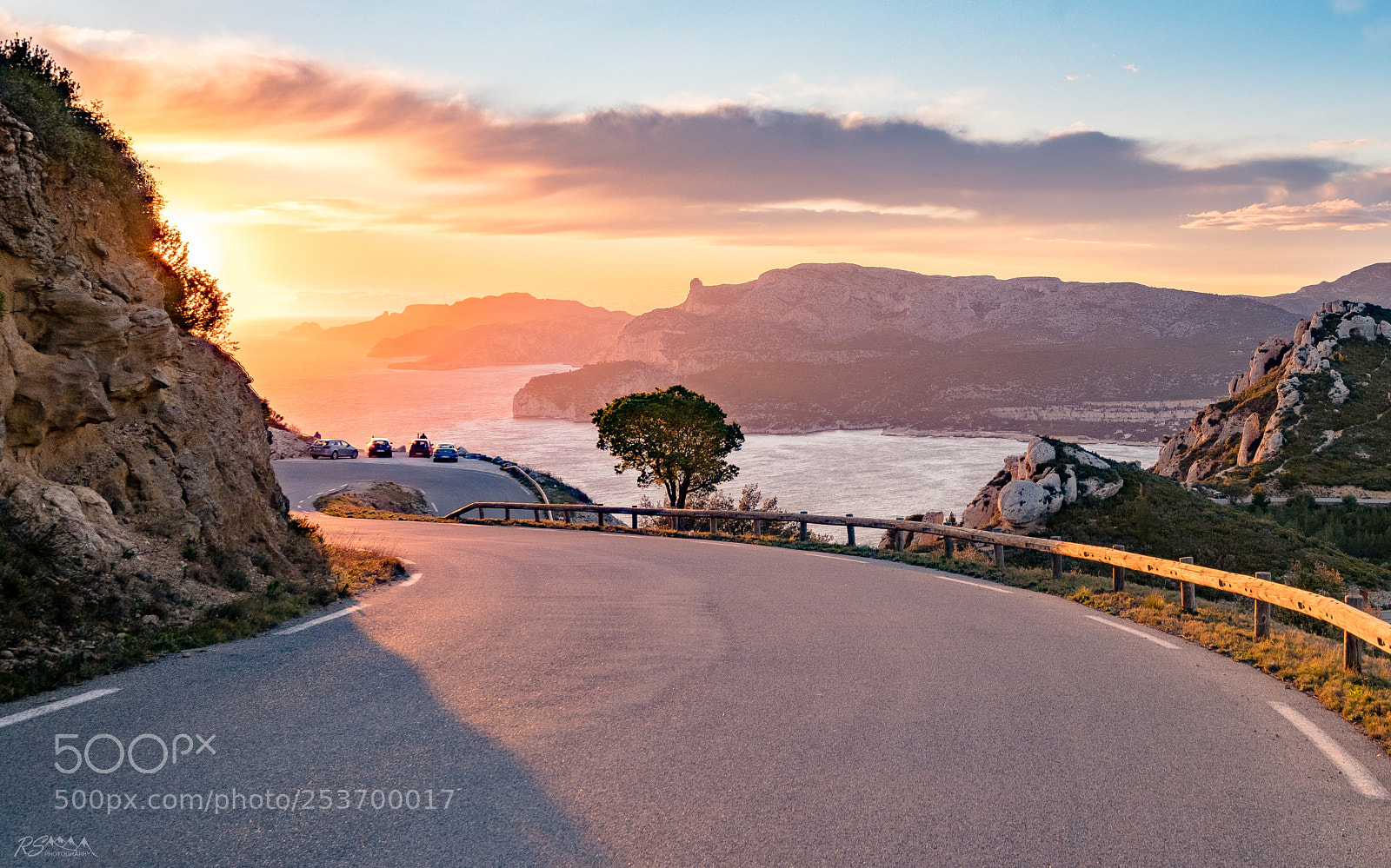 Sony a7R II sample photo. Epic sunset panoramic road! photography