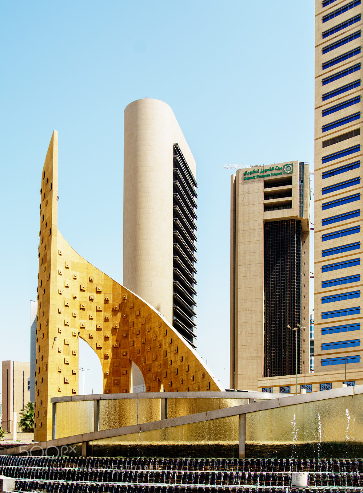 Sony a7R II sample photo. Kuwait city lines photography