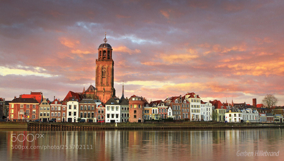 Canon EOS 7D sample photo. The skyline of deventer photography